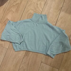 Free People Mockneck Cashmere Sweater